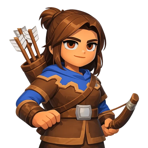 An archer with bow and quiver